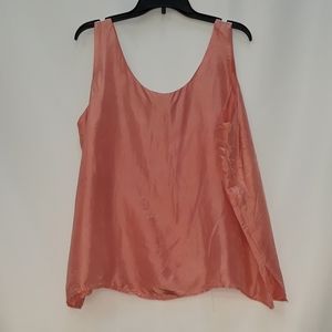 Adrian Jordan plus size silk tank